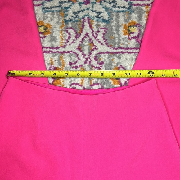 Tuckernuck Pomander Place High Rise Hot Pink Wide Leg Pants New Size XS - Picture 8 of 10